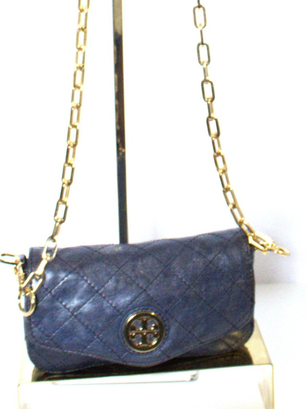 Tory Burch, Robinson Chain Mini Crossbody with Gold Hardware